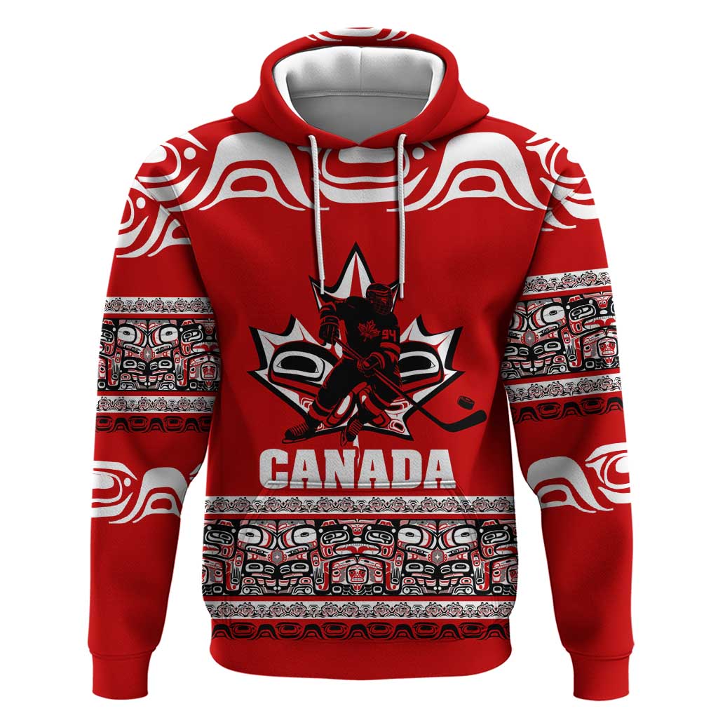 Haida Hockey Canada Hoodie Maple Leaf