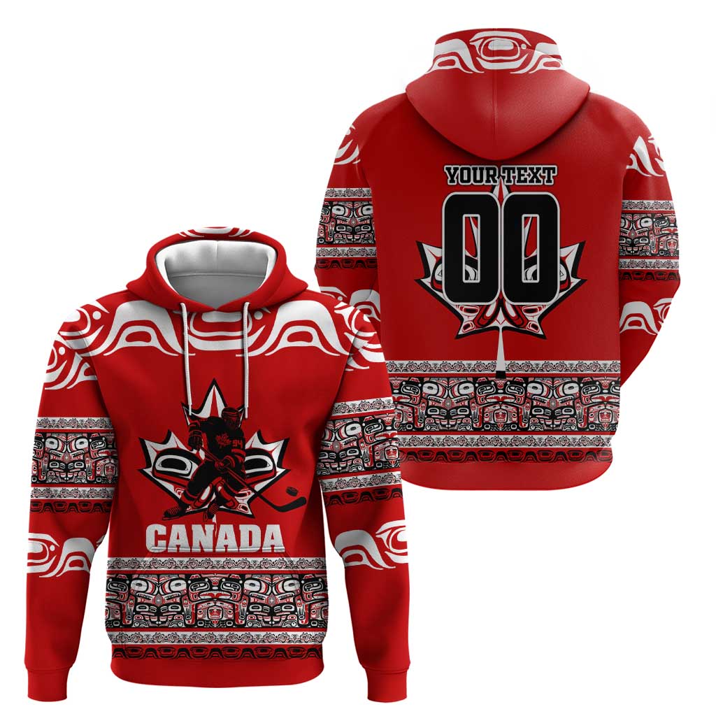Haida Hockey Canada Hoodie Maple Leaf