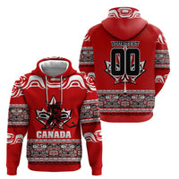 Haida Hockey Canada Hoodie Maple Leaf