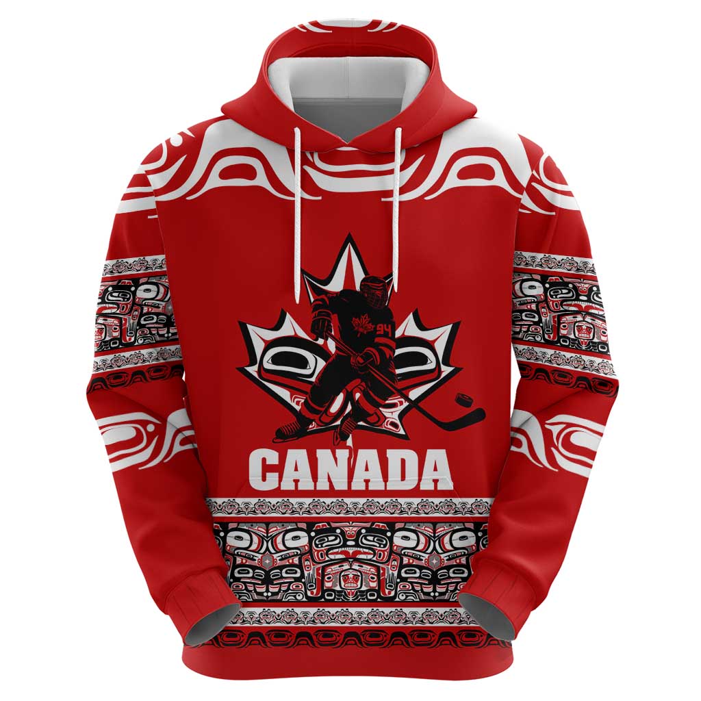 Haida Hockey Canada Hoodie Maple Leaf