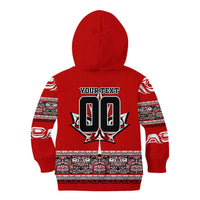 Haida Hockey Canada Kid Hoodie Maple Leaf