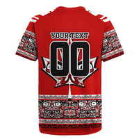 Haida Hockey Canada Rugby Jersey Maple Leaf
