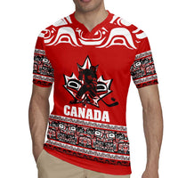 Haida Hockey Canada Rugby Jersey Maple Leaf