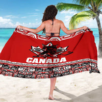Haida Hockey Canada Sarong Maple Leaf
