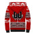 Haida Hockey Canada Sherpa Hoodie Maple Leaf