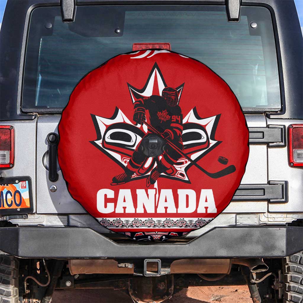 Haida Hockey Canada Spare Tire Cover Maple Leaf