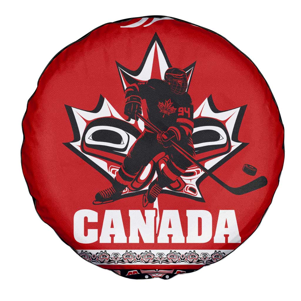 Haida Hockey Canada Spare Tire Cover Maple Leaf