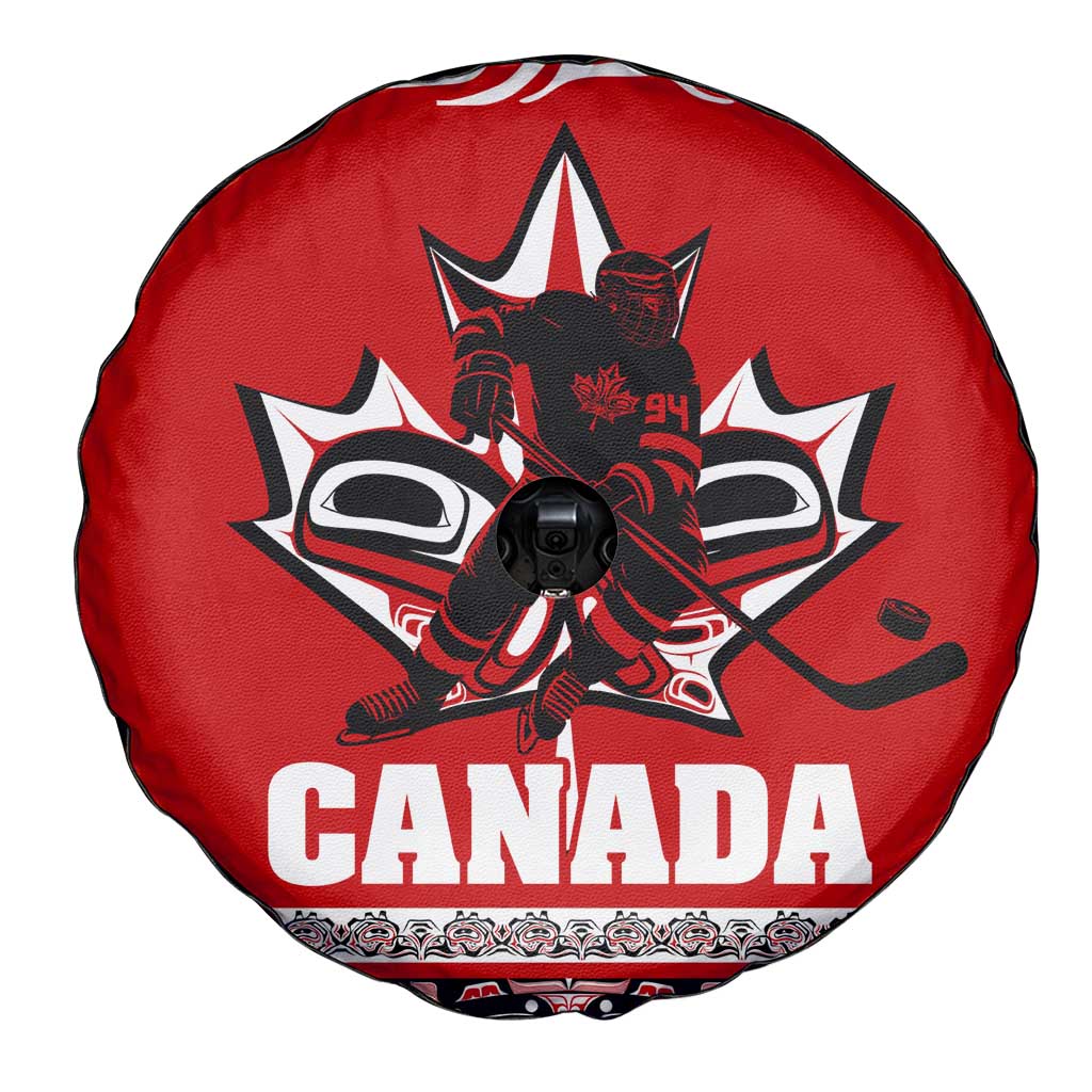 Haida Hockey Canada Spare Tire Cover Maple Leaf