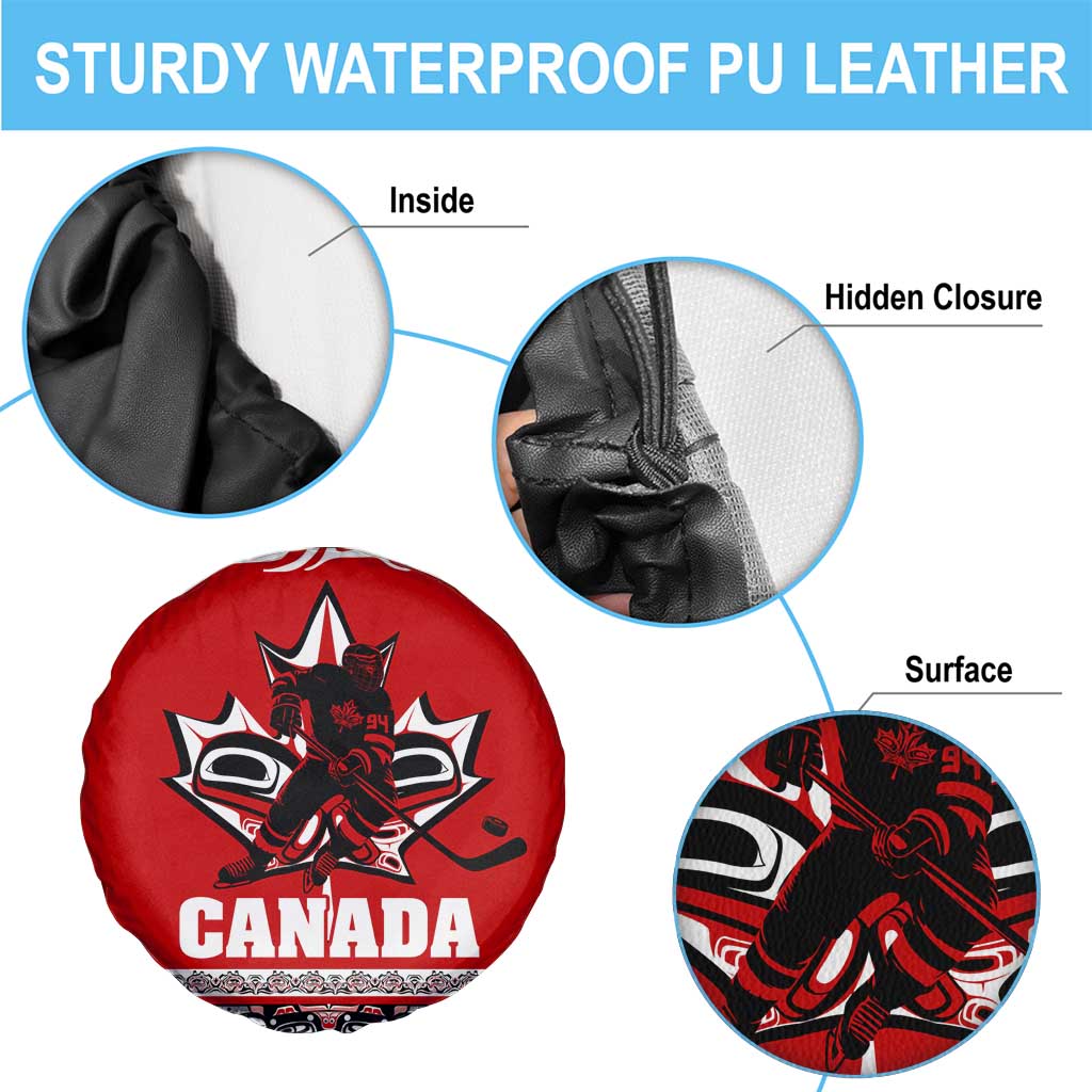 Haida Hockey Canada Spare Tire Cover Maple Leaf