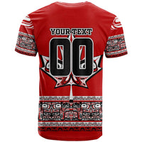 Haida Hockey Canada T Shirt Maple Leaf