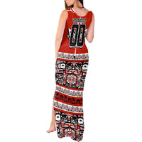 Haida Hockey Canada Tank Maxi Dress Maple Leaf