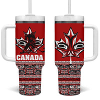Haida Hockey Canada Tumbler With Handle Maple Leaf