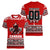 Haida Hockey Canada Women V-Neck T-Shirt Maple Leaf