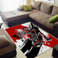 Canada Hockey Skull Life and Death Area Rug