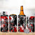 Canada Hockey Skull Life and Death 4 in 1 Can Cooler Tumbler