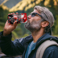 Canada Hockey Skull Life and Death 4 in 1 Can Cooler Tumbler