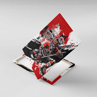 Canada Hockey Skull Life and Death Canvas Wall Art