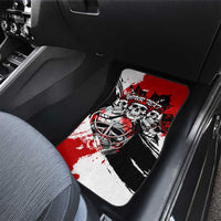 Canada Hockey Skull Life and Death Car Mats
