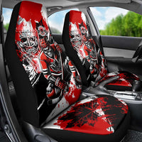 Canada Hockey Skull Life and Death Car Seat Cover