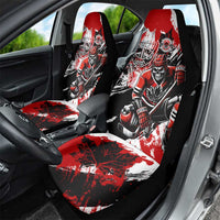 Canada Hockey Skull Life and Death Car Seat Cover
