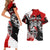Canada Hockey Skull Life and Death Couples Matching Short Sleeve Bodycon Dress and Hawaiian Shirt