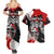Canada Hockey Skull Life and Death Couples Matching Summer Maxi Dress and Hawaiian Shirt