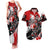 Canada Hockey Skull Life and Death Couples Matching Tank Maxi Dress and Hawaiian Shirt