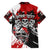 Canada Hockey Skull Life and Death Family Matching Long Sleeve Bodycon Dress and Hawaiian Shirt