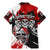 Canada Hockey Skull Life and Death Family Matching Mermaid Dress and Hawaiian Shirt