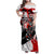 Canada Hockey Skull Life and Death Family Matching Off Shoulder Maxi Dress and Hawaiian Shirt