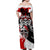 Canada Hockey Skull Life and Death Family Matching Off Shoulder Maxi Dress and Hawaiian Shirt