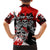 Canada Hockey Skull Life and Death Family Matching Short Sleeve Bodycon Dress and Hawaiian Shirt