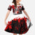 Canada Hockey Skull Life and Death Family Matching Short Sleeve Bodycon Dress and Hawaiian Shirt