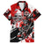 Canada Hockey Skull Life and Death Family Matching Short Sleeve Bodycon Dress and Hawaiian Shirt