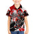 Canada Hockey Skull Life and Death Family Matching Short Sleeve Bodycon Dress and Hawaiian Shirt