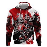 Canada Hockey Skull Life and Death Hoodie