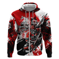 Canada Hockey Skull Life and Death Hoodie