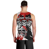 Canada Hockey Skull Life and Death Men Tank Top