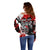 Canada Hockey Skull Life and Death Off Shoulder Sweater