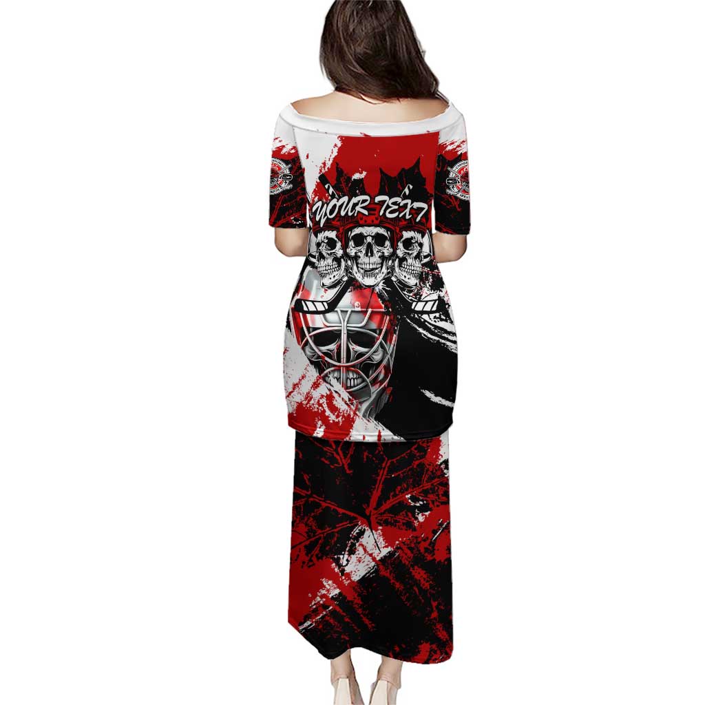 Canada Hockey Skull Life and Death Puletasi