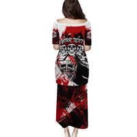 Canada Hockey Skull Life and Death Puletasi