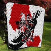 Canada Hockey Skull Life and Death Quilt