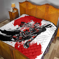 Canada Hockey Skull Life and Death Quilt