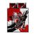 Canada Hockey Skull Life and Death Quilt Bed Set