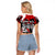 Canada Hockey Skull Life and Death Raglan Cropped T Shirt