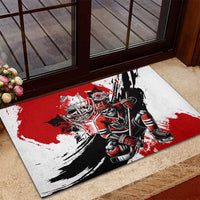 Canada Hockey Skull Life and Death Rubber Doormat