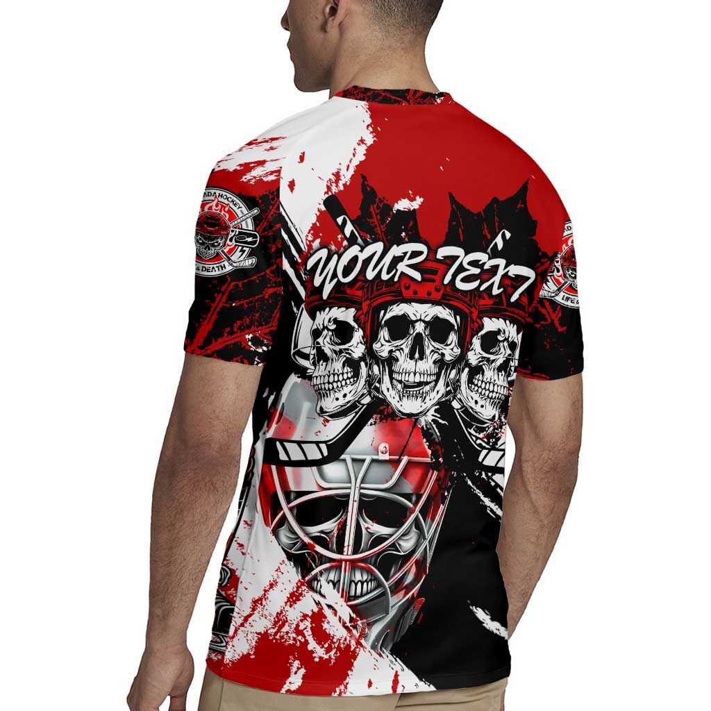 Canada Hockey Skull Life and Death Rugby Jersey