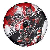 Canada Hockey Skull Life and Death Spare Tire Cover