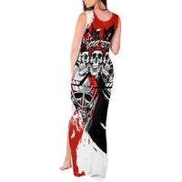 Canada Hockey Skull Life and Death Tank Maxi Dress