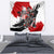 Canada Hockey Skull Life and Death Tapestry